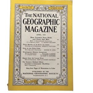 National Geographic Magazine April 1953‎ Volume CIII Number Four